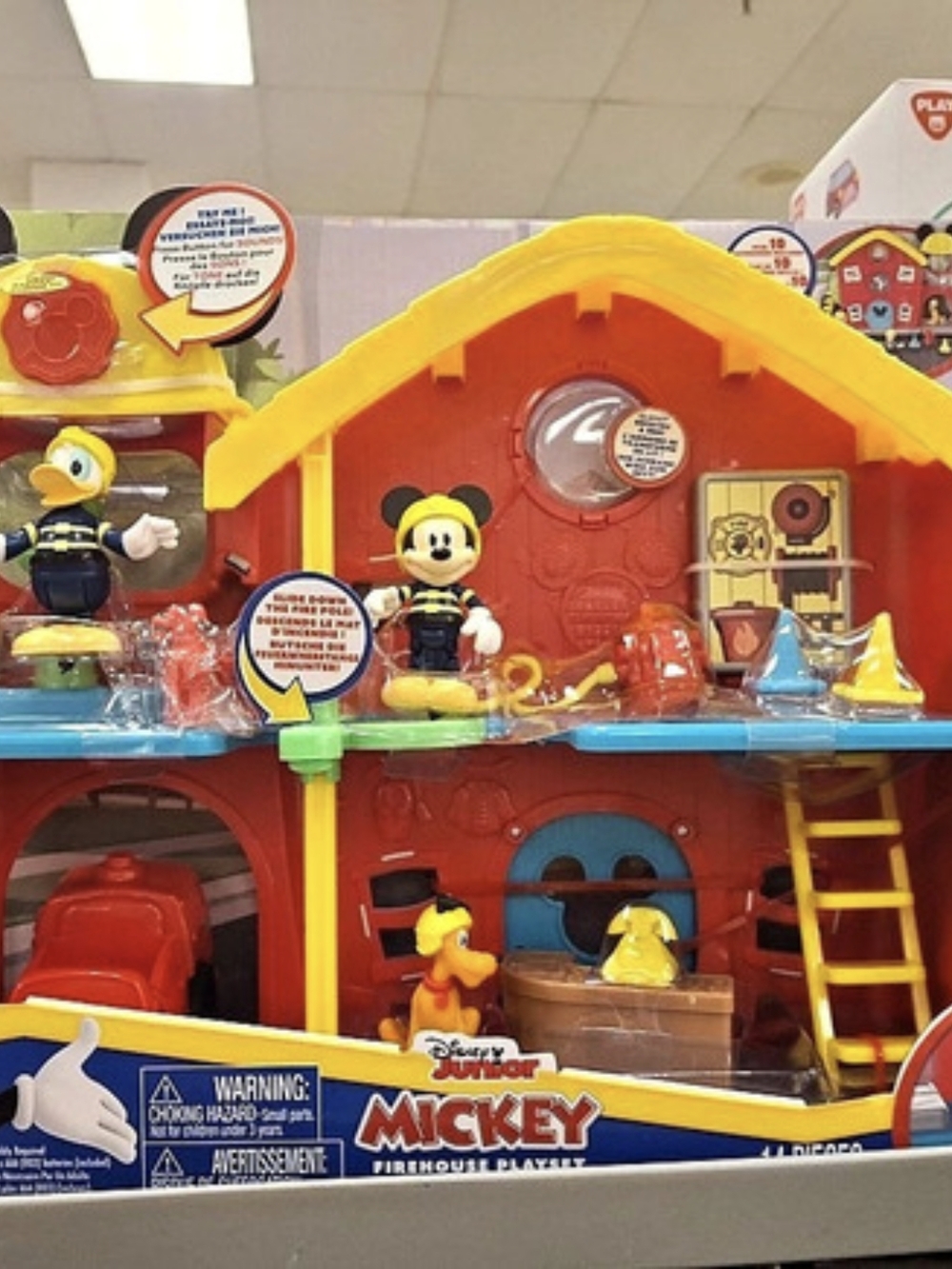 Mickey Mouse Clubhouse Playset NWT Red & Yellow